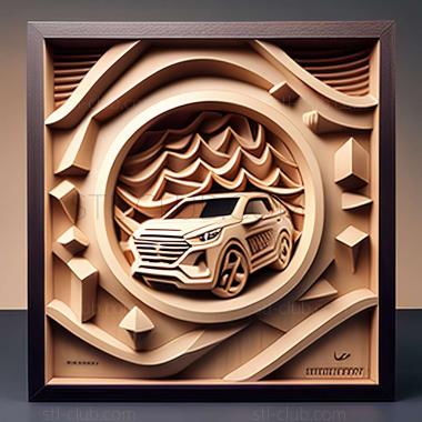 3D мадэль Hyundai Santa Cruz (STL)